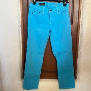 J. Crew cropped matchstick jeans blue 27